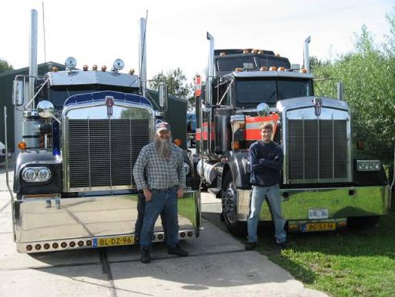 Jan en Dave voor Trucks